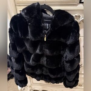 BCBG Black Teddy Jacket